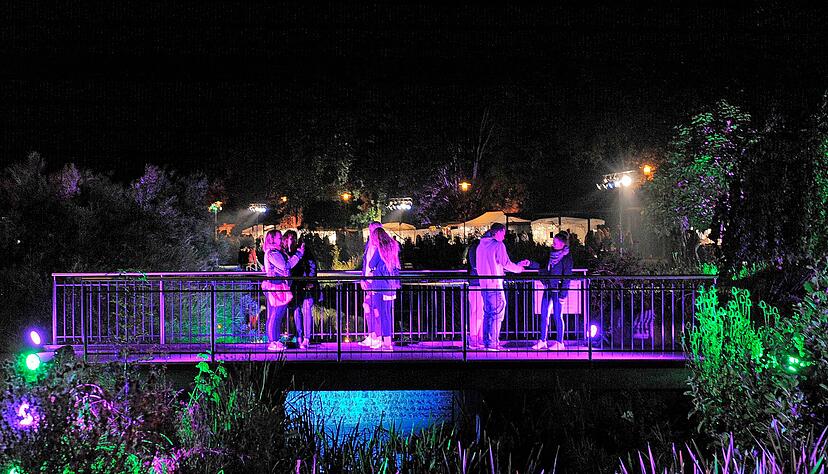 Das Parkfest hei&szlig;t zwar anders, Illuminationen wie beim Lichterfest wird es aber auch an diesem Wochenende geben.
Foto: Archiv/Dennis Mugler