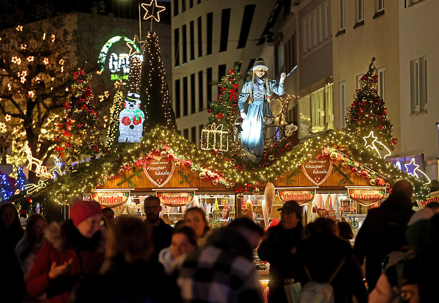 So genießen Besucher den Käthchen-Weihnachtsmarkt in Heilbronn
