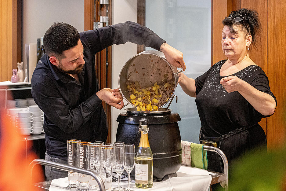 Auch das traditionelle Feldg&rsquo;schrei durfte nicht fehlen.