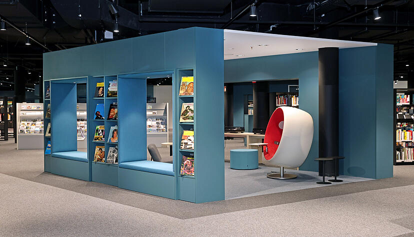 Hell, geräumig, gemütlich: Diesen Eindruck haben Besucher, die in der umgebauten Stadtbibliothek Heilbronn im K3 unterwegs sind.