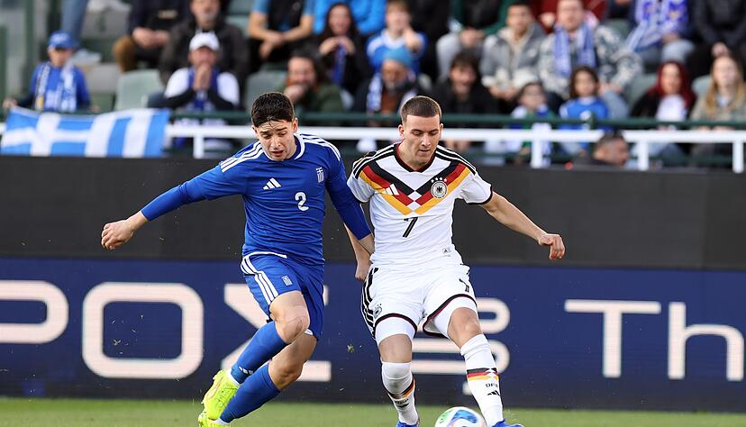 Traf erstmals f&uuml;r die deutsche U21: Said El Mala (r).