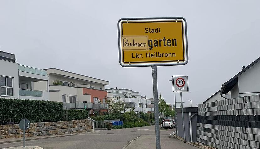 Leingarten bekam in Anlehnung an eine Bierwerbung einen neuen Namen.