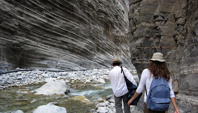 Beliebt, aber gefährlich: Samaria-Schlucht auf Kreta. (Archivbild) Beliebt, aber gefährlich: Samaria-Schlucht auf Kreta. (Archivbild)