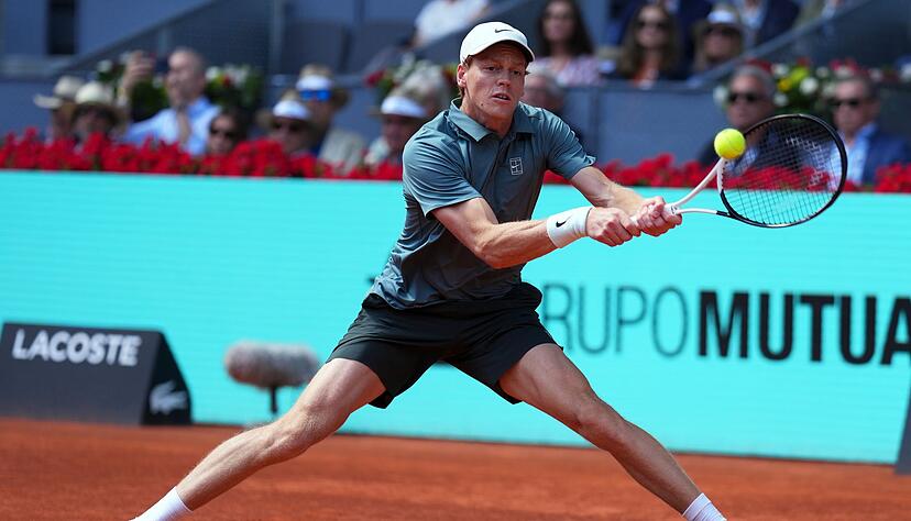 Jannik Sinner sorgt auch in Madrid f&uuml;r Furore.