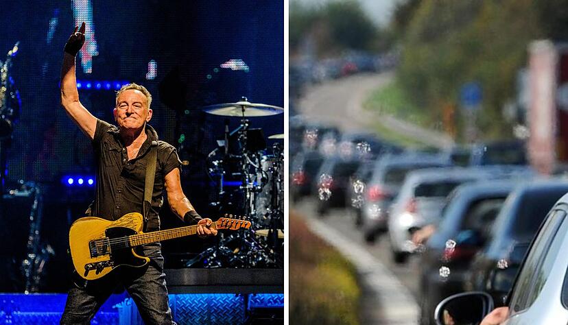 Ein Triumphzug vom ersten bis zum letzten Ton: Bruce Springsteen rockte den Hockenheimring. Über das anschließende Verkehrschaos ärgerten sich die Konzertbesucher.