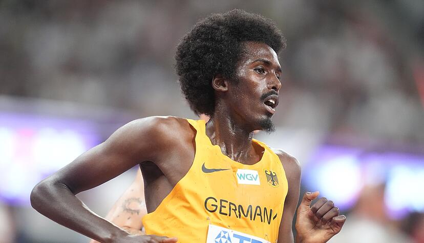 Mohamed Abdilaahi hat den deutschen Rekord &uuml;ber die zehn Kilometer auf der Stra&szlig;e geknackt. (Archivbild)