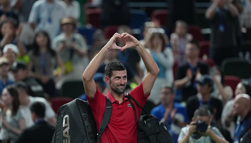 Kämpfte mit Rückenproblemen: Novak Djokovic.
