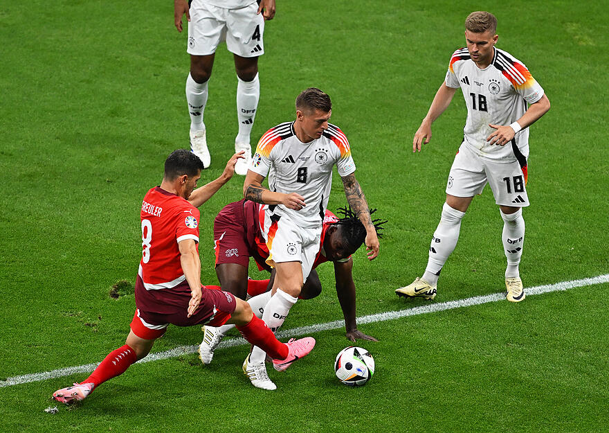 Toni Kroos bestimmte das Spiel der DFB-Elf gegen die Schweiz.