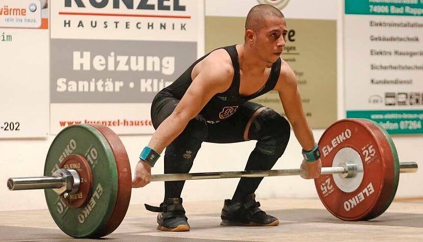 Dzhan Zarkov ist in Schweinfurt als Einziger der Bulgarien-Riege f&uuml;r den TSV Heinsheim am Start.