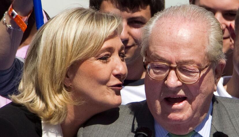 Trotz der Zerw&uuml;rfnisse n&auml;herten sich Marine und ihr Vater in den letzten Jahren wieder an. (Archivbild)