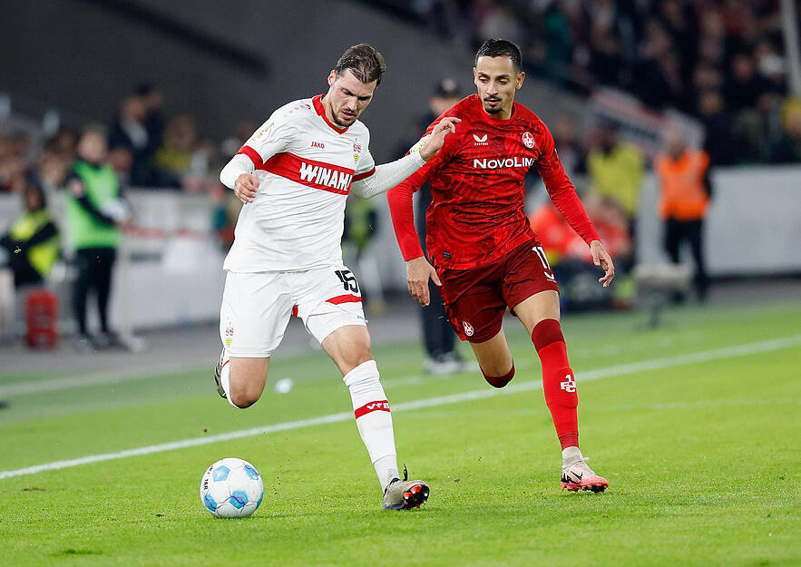 Pascal Stenzel: Der Rechtsverteidiger ist der VfB-Ghostbuster: immer da, wenn er gebraucht wird. Stärker als sein linkes Pendant Hendriks. Note 3
