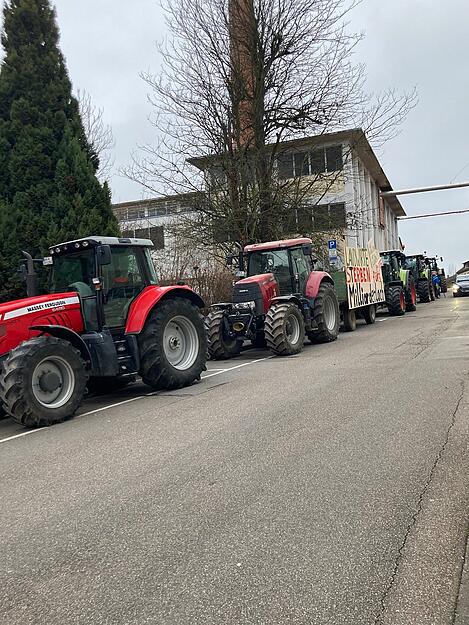 Landwirte aus der Region zeigen ihren Frust beim Dreikönigstreffen der FDP in Eppingen