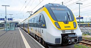 Regionalbahn am Heilbronner Hauptbahnhof: Von Montag an sollen die Züge Richtung Norden wieder rollen.