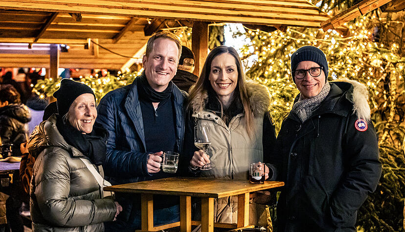 Der Käthchen-Weihnachtsmarkt in Heilbronn wurde am Samstag, 30. November, von vielen Besuchern frequentiert.