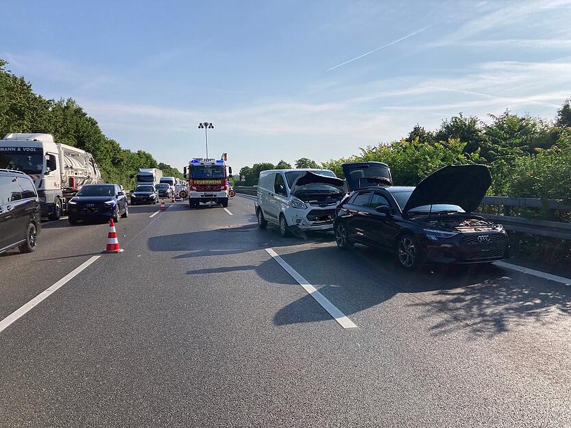 Unfall auf der A81 bei Untergruppenbach