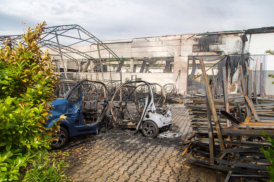 Brand in Lauffen: Ausmaß der Zerstörung