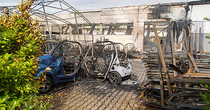 Brand in Lauffen: Ausma&szlig; der Zerst&ouml;rung