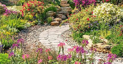 Bunte Staudenbeete, üppige Rosensträucher, seltene Gehölze, geschickt integriertes Wasser – es gibt viele Inspirationen in den privaten Gartenparadiesen.