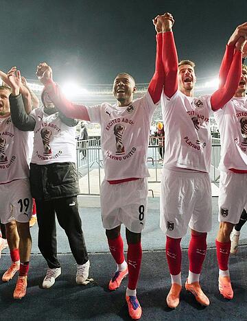 Hoch die Hände: Österreich reist erstmals seit 1998 wieder zu einer WM.