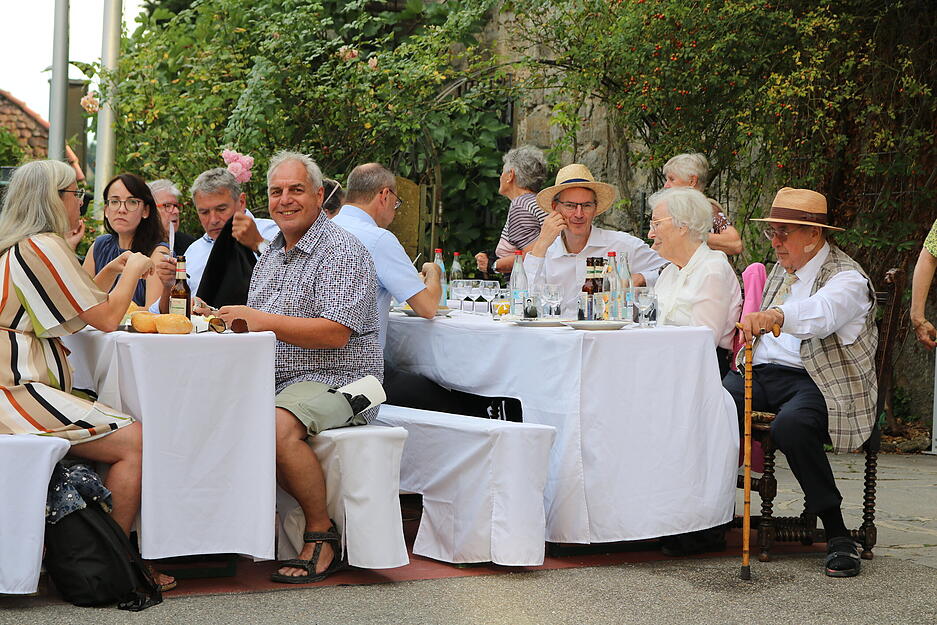 Anlass war das 30-jährige Jubiläum des "Hohenloher Ticket-Service", den Christian von Stetten 1994 gründete.