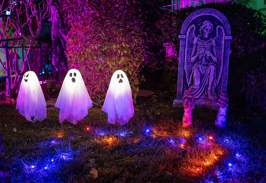 Das Halloween-Haus in Weinsberg-Grantschen ist ein Highlight für Groß und Klein. Das Halloween-Haus in Weinsberg-Grantschen ist ein Highlight für Groß und Klein.
