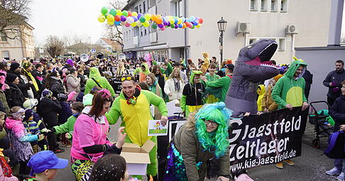 Am Sonntag steht der Kinderumzug der Jagstfelder H&uuml;hnerl&auml;use auf dem Programm.