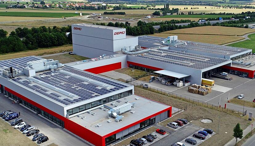 Im Gewerbepark Hohenlohe steht bereits ein Technologiezentrum. Das neue Hauptquartier entsteht ebenfalls hier.
Foto: Gem&uuml;