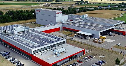 Im Gewerbepark Hohenlohe steht bereits ein Technologiezentrum. Das neue Hauptquartier entsteht ebenfalls hier.
Foto: Gemü Im Gewerbepark Hohenlohe steht bereits ein Technologiezentrum. Das neue Hauptquartier entsteht ebenfalls hier.
Foto: Gemü