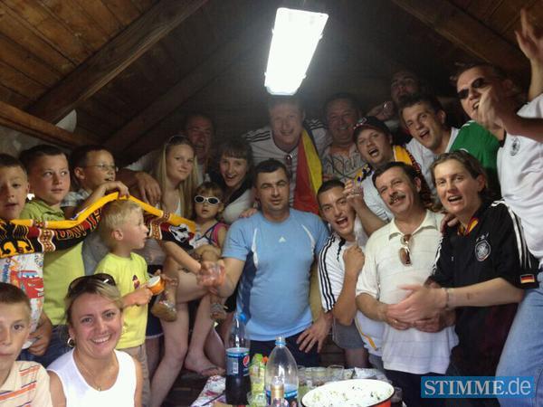 Hohenloher EM-Fans in Lviv