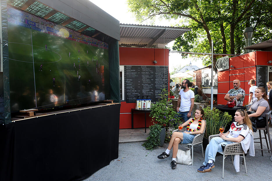 Public Viewing in Heilbronn bei Deutschland gegen Ungarn