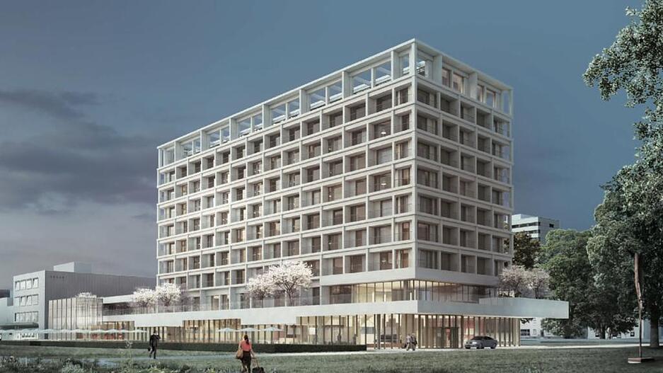 10 Stockwerke soll das neue Tagungshotel umfassen. 10 Stockwerke soll das neue Tagungshotel umfassen.
