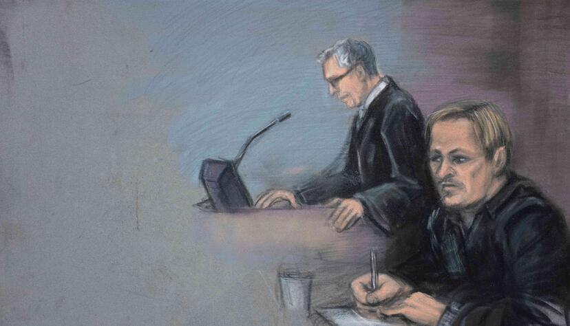 Nach dem Prozess: Marius Borg H&oslash;iby muss in der U-Haft auf das Urteil warten.