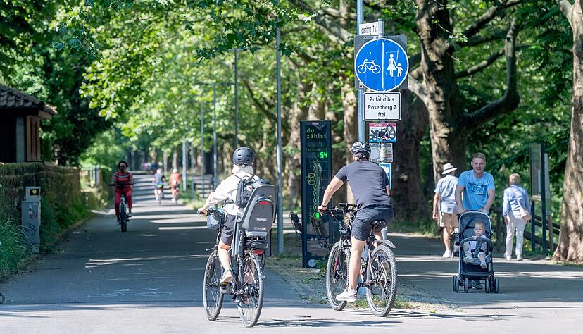 Karlsruhe ist ein Spitzenreiter im Radverkehr. Heilbronn kann hier noch nicht mithalten.