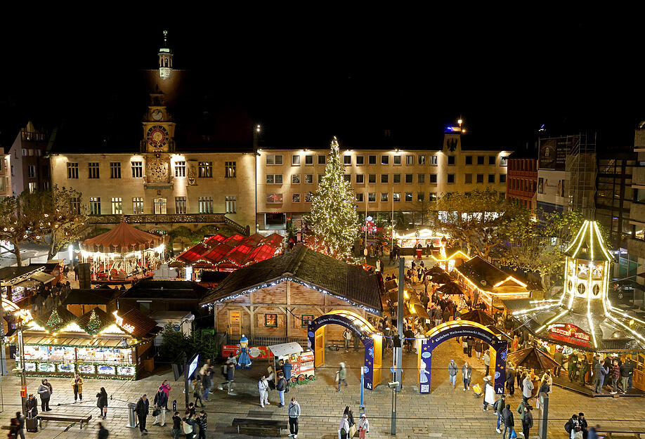 So genießen Besucher den Käthchen-Weihnachtsmarkt in Heilbronn