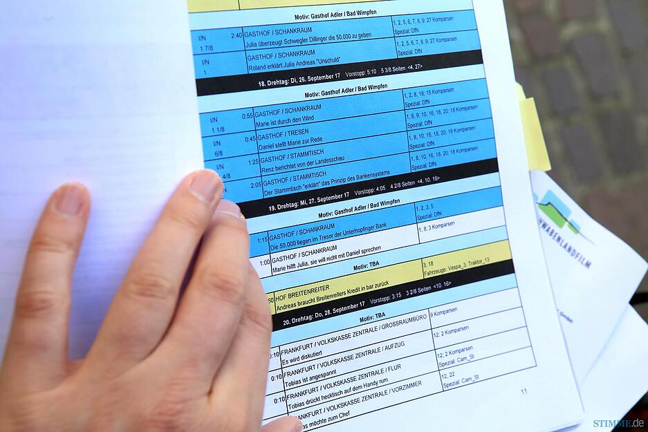 Filmdreh Hopfingen, Bad Wimpfen