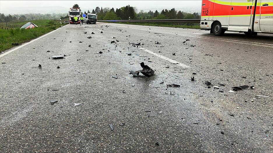 Schwerer Unfall auf Zubringer zwischen Heilbronn und Untergruppenbach &ndash; mehrere Verletzte