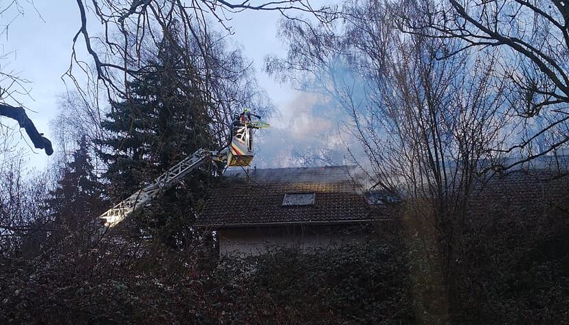 In einem Einfamilienhaus in Kirchardt ist am Mittwoch ein Brand ausgebrochen.