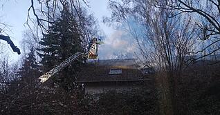 In einem Einfamilienhaus in Kirchardt ist am Mittwoch ein Brand ausgebrochen.