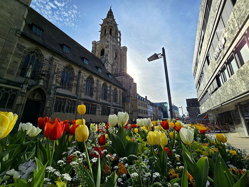 Es ist bunt in der Heilbronner Innenstadt. Es ist bunt in der Heilbronner Innenstadt.