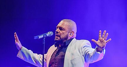 "Am meisten freut mich, dass es die Band heute noch gibt": Marian Gold, Gründungsmitglied von Alphaville.
Foto: dpa "Am meisten freut mich, dass es die Band heute noch gibt": Marian Gold, Gründungsmitglied von Alphaville.
Foto: dpa