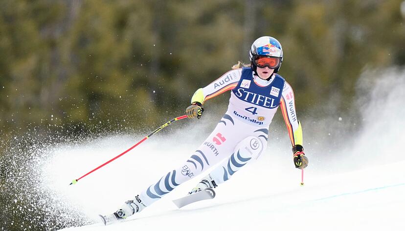 Emma Aicher fuhr auf den 9. Platz.