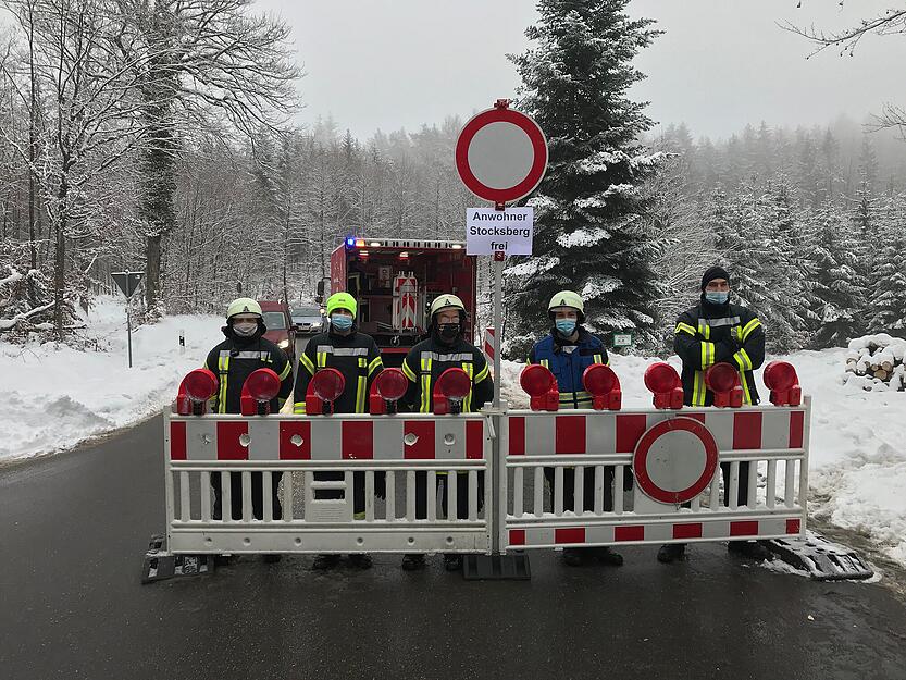 Schnee am Stocksberg am 17. Januar