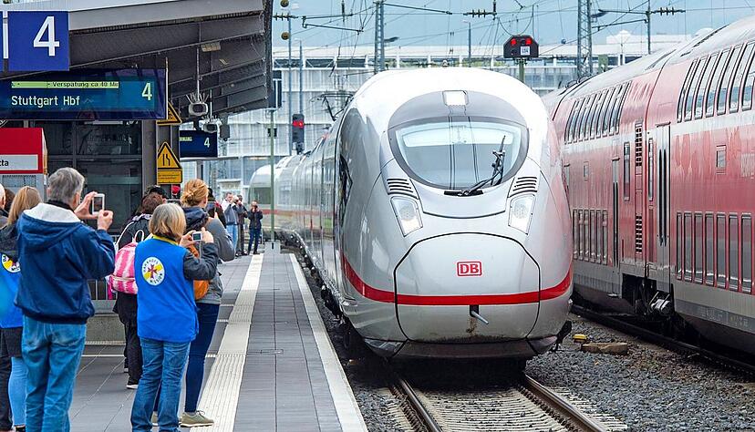 Während der Bundesgartenschau 2019 hielten ICEs regulär am Heilbronner Hauptbahnhof. Ab Sommer 2024 könnten die Schnellzüge zurückkehren.