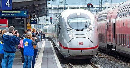 Während der Bundesgartenschau 2019 hielten ICEs regulär am Heilbronner Hauptbahnhof. Ab Sommer 2024 könnten die Schnellzüge zurückkehren.