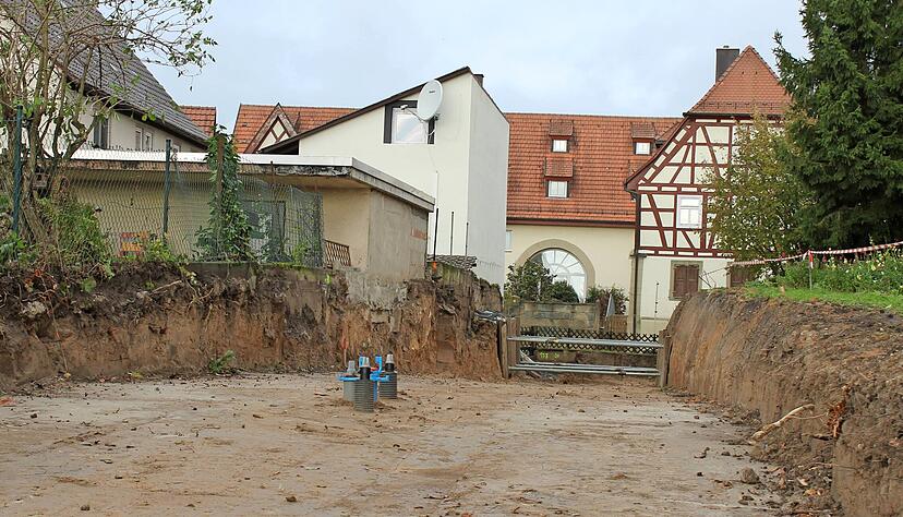Zwischen dem Baugebiet und dem Ortskern entsteht ein Fußweg, der beide Teile Siegelsbachs miteinander verbinden soll.
Foto: Elfi Hofmann