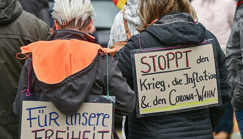 Anlass für Demonstrationen sind aktuell die Energiekrise, der Ukraine-Krieg und die Corona-Politik. Auch in der Region Heilbronn wird demonstriert.