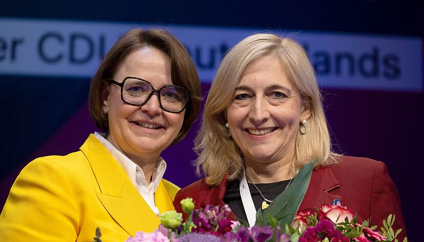 Widmann-Mauz (l.) geht, Warken kommt als neue Vorsitzende der CDU-Frauen-Union