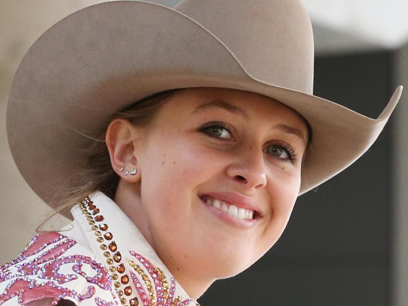 Gina-Maria Schumacher (auf dem Foto 18 Jahre alt) zählt zu den größten Reining-Talenten.