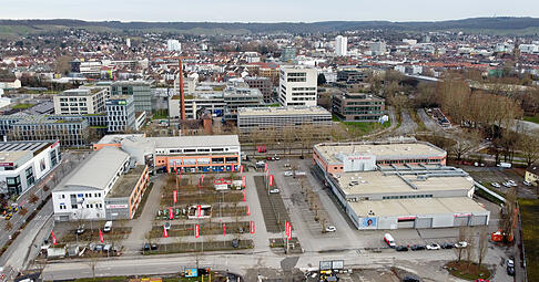 Der Mediamarkt muss der Weiterentwicklung des Heilbronn Bildungscampus weichen.