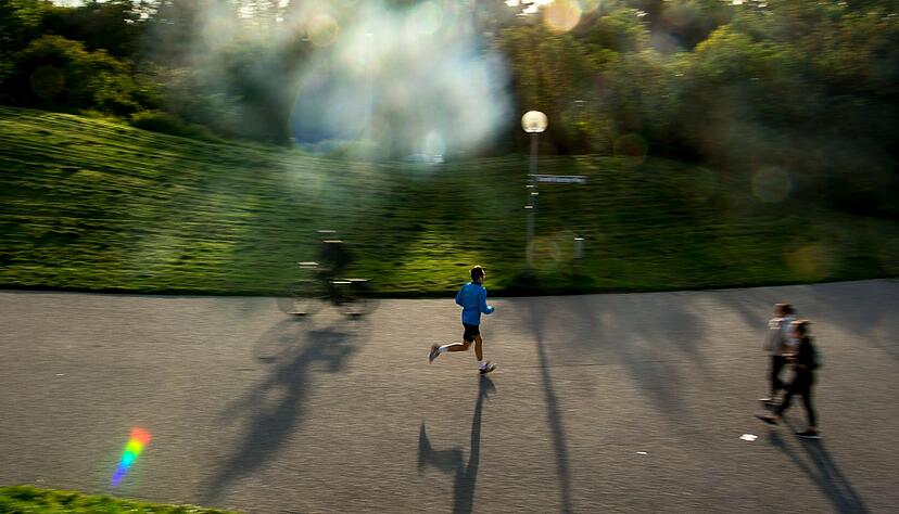 Joggen f&uuml;r die Gesundheit: Ausdauersport hat positive Effekte auf die Lunge.